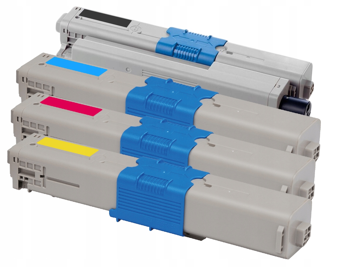 4X TONER DO OKI C310 C330 C510 MC352 MC362 MC562 KOMPLET 44469703 3.5/2STR.
