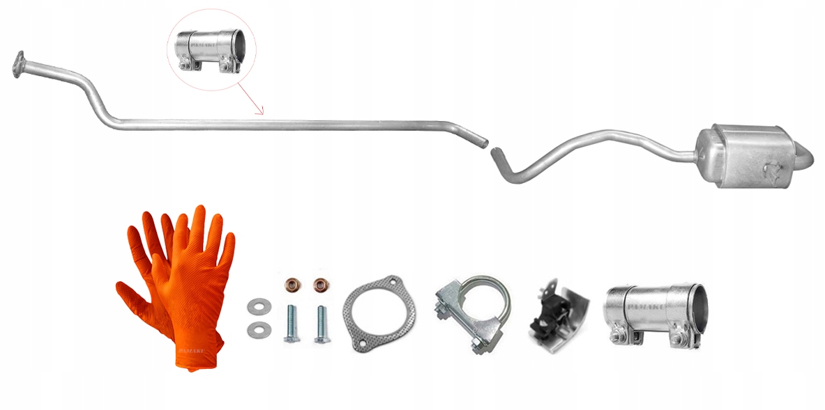 Renault Megane III 63-78 kW (od roku 2008) Trubka Tlumič