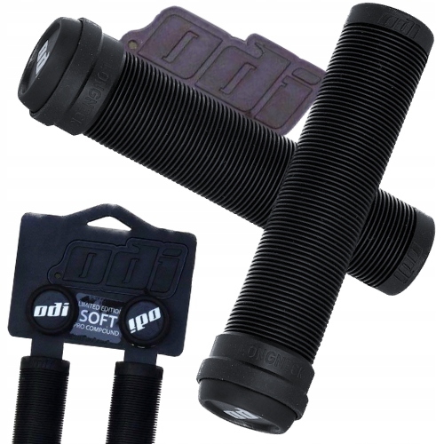 Gripy na kolo Odi Longneck Sl Black černé gripy Bmx Mtb 135 MM Originál