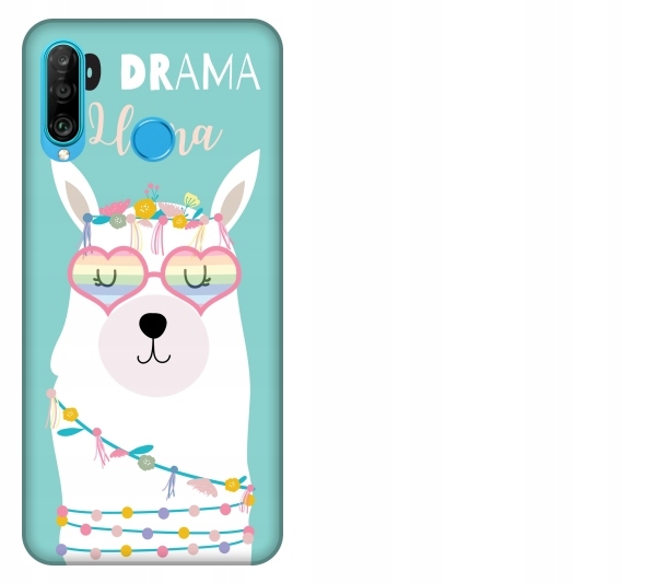 

Etui pokrowiec Huawei P30 Lite No drama llama