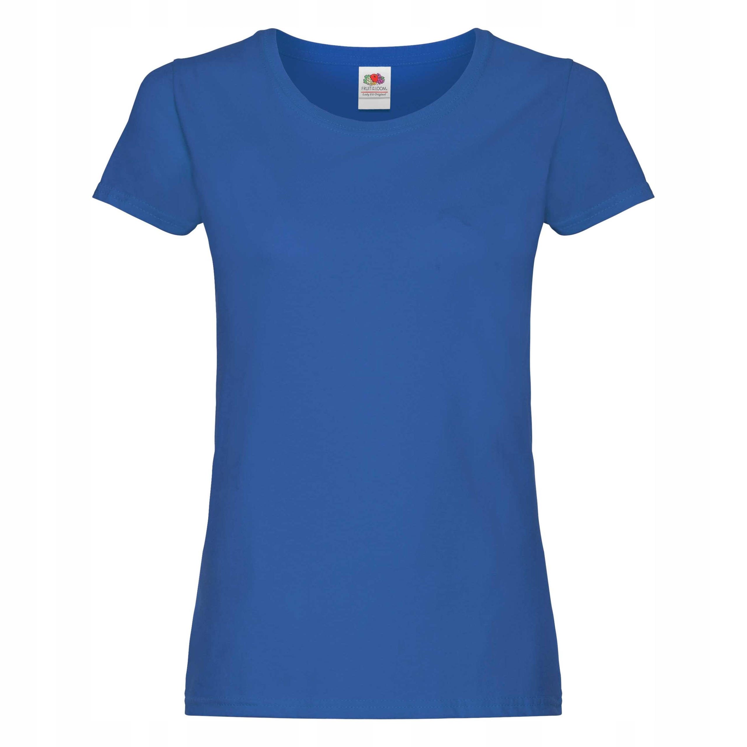 KOSZULKA DAMSKA FRUIT OF THE LOOM ROYAL BLUE XXL