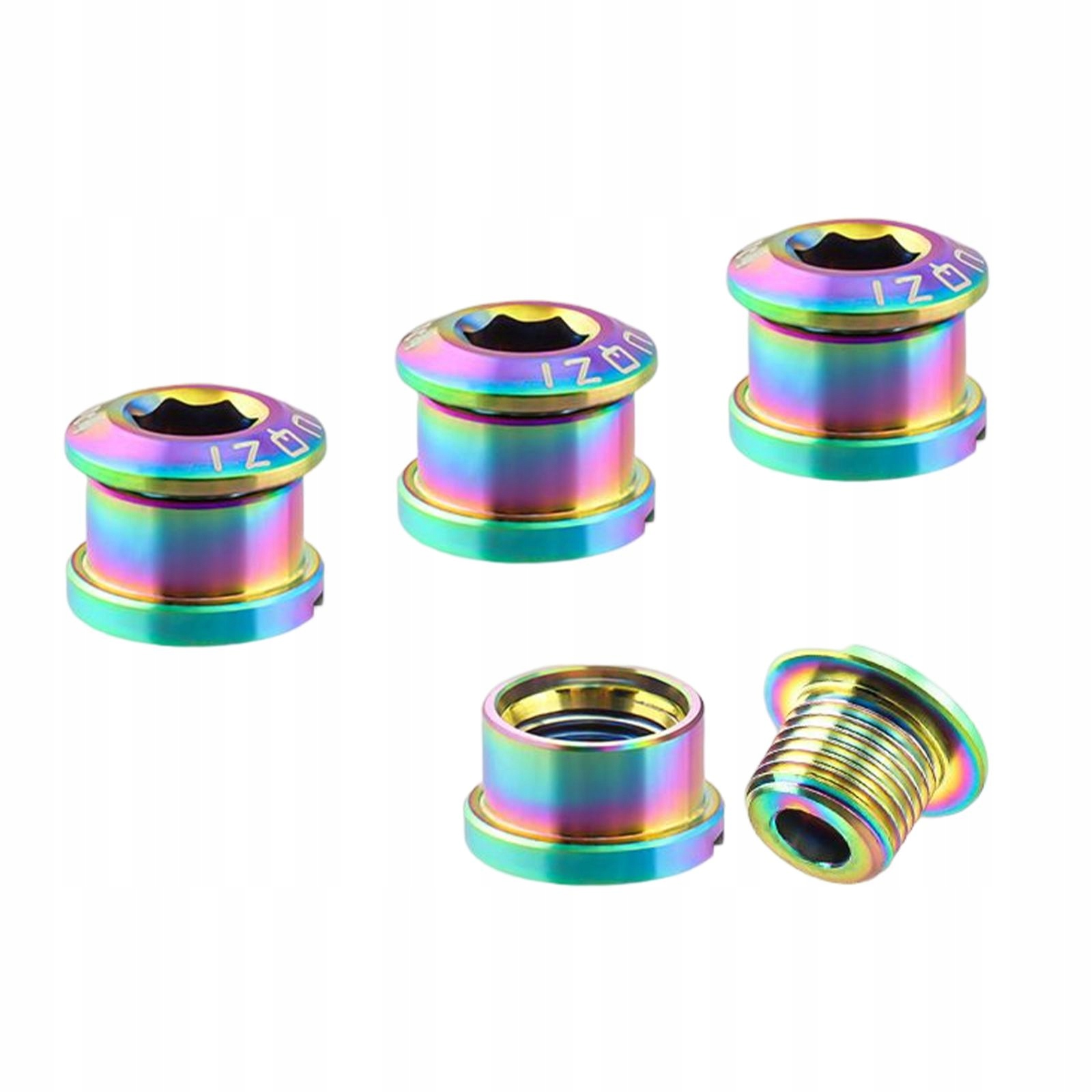 4x śruby do zębatki rowerowej, pojedyncze, ko