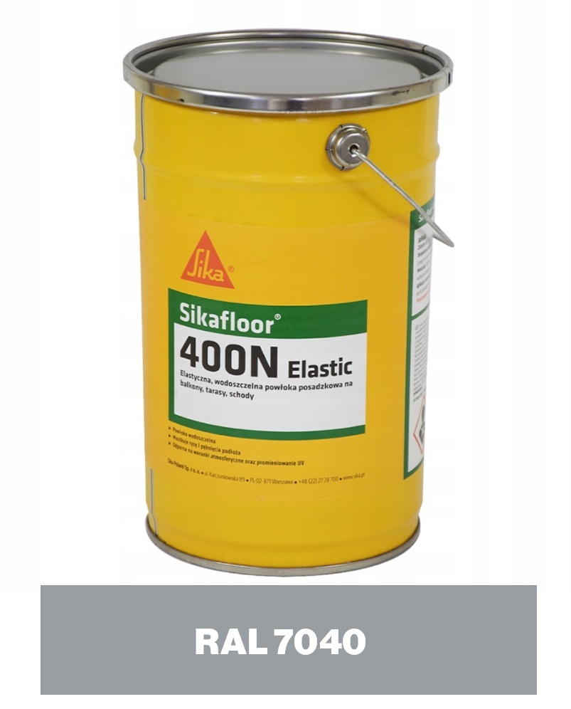 Sikafloor 400N Elastic – polyuretánová, pružná živica Ral 7040 6 kg