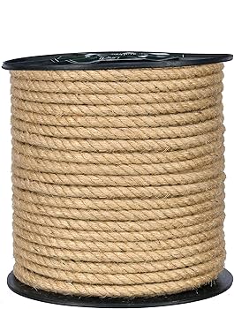 Jutové lano 8 mm x 50 m. Dekorativní, odolné, univerzální. Diy!