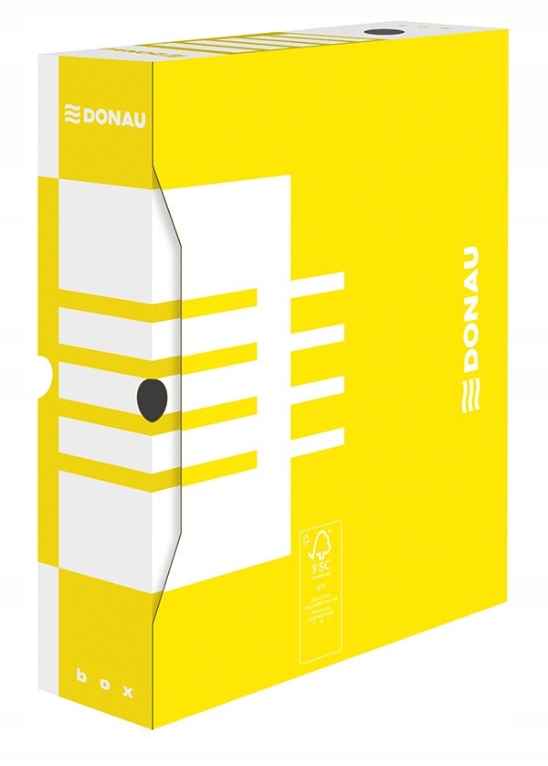 

Pudło Donau archiwizacyjne A4 8 CM 80MM Żółte