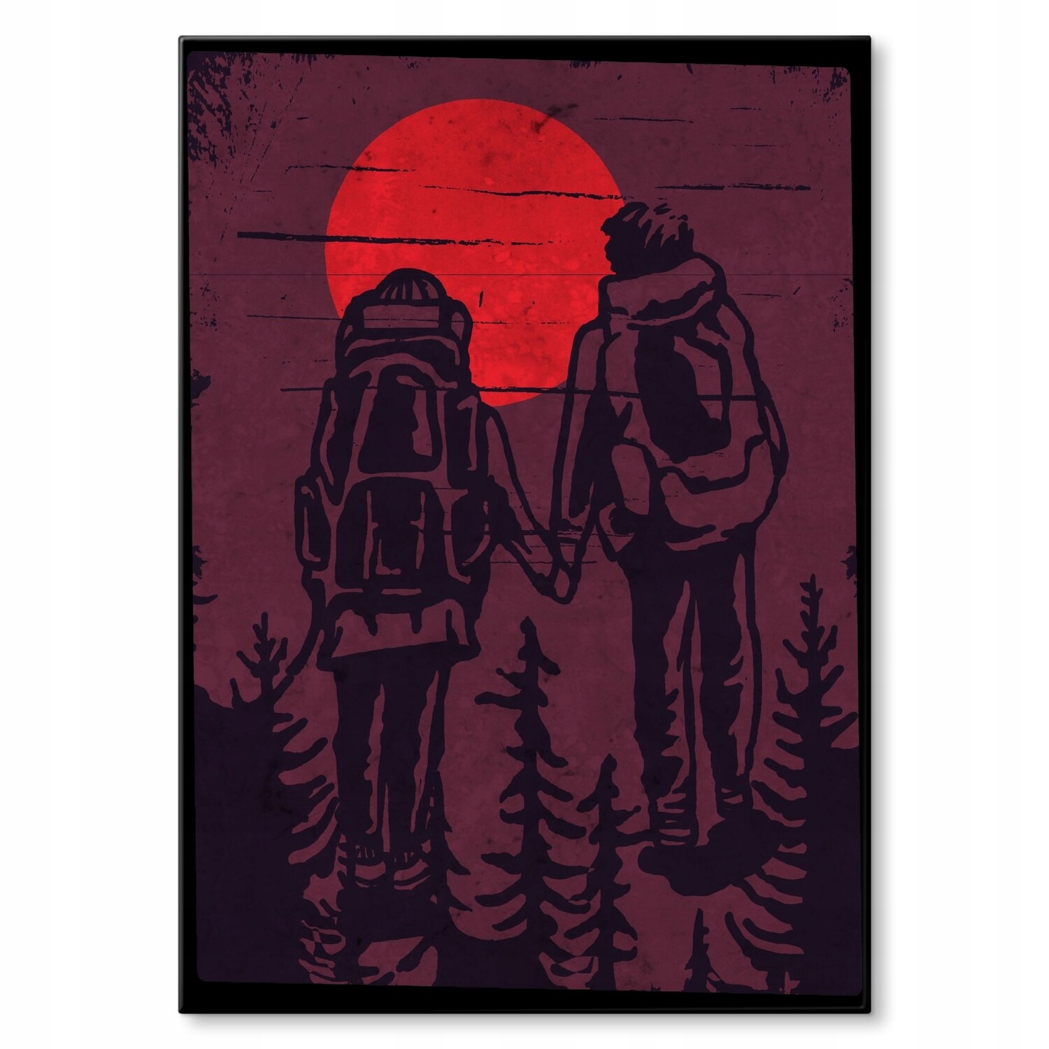 Kovový plakát Nejlépe společně Dárek 30 x 42 cm