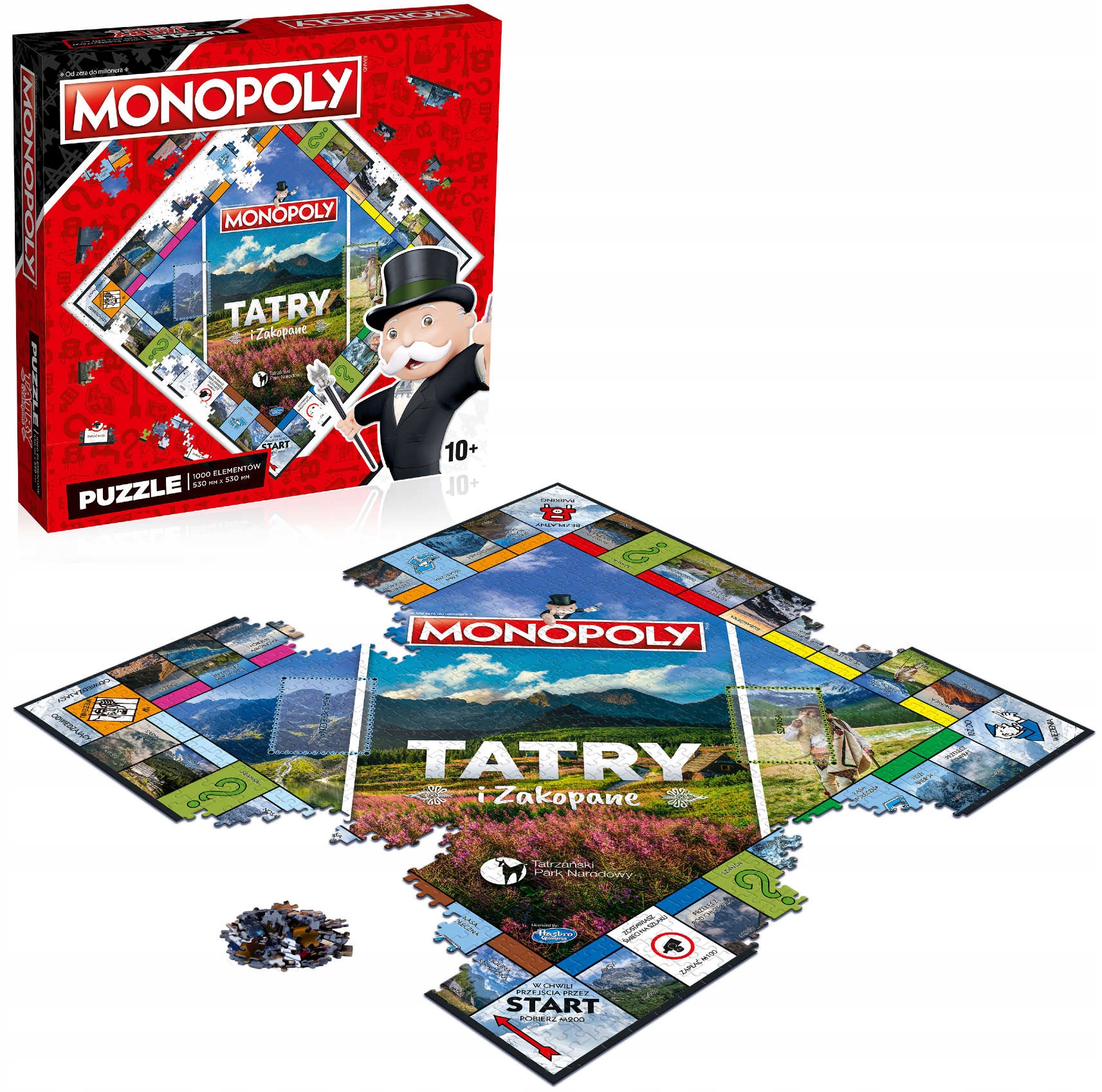 

Puzzle Monopoly Tatry I Zakopane Plansza 1000 El.