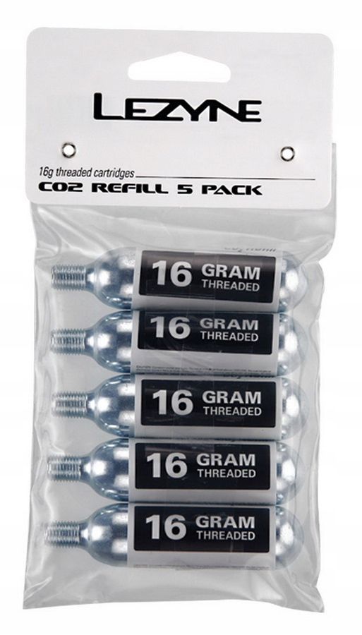 

Lezyne nabój CO2 Threaded 16g 5szt