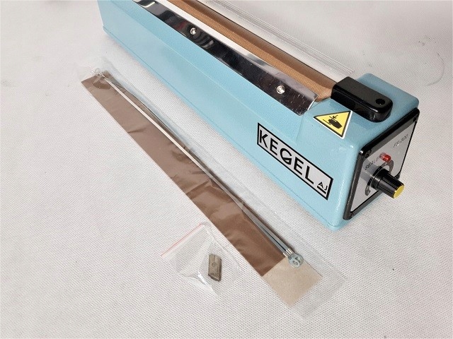 ZGRZEWARKA IMPULSOWA DO FOLII Z NOŻEM 300/2 mm KEG Marka inna