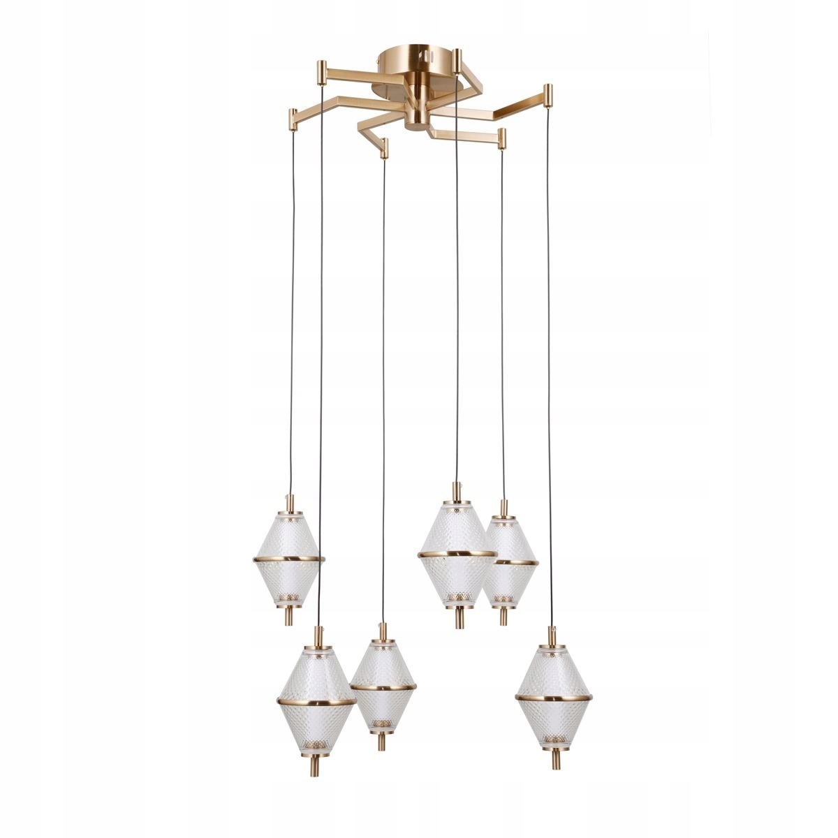 Moderná závesná Led lampa 30W mosadz Italux