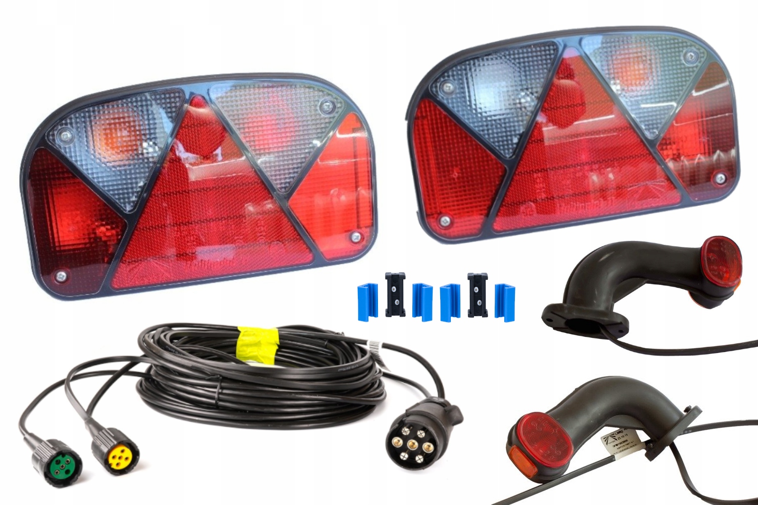 Sada světel pro přívěs: Aspock Zadní obrysová světla paprsek 7 m