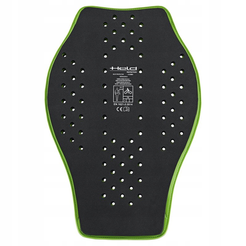 Chránič Chrbta Held Level 2 Black/green S