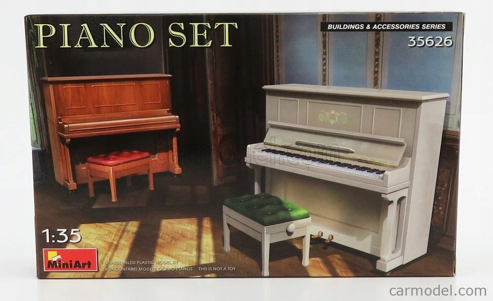 Miniart Accessories Pianoforte Piano Set 1:35