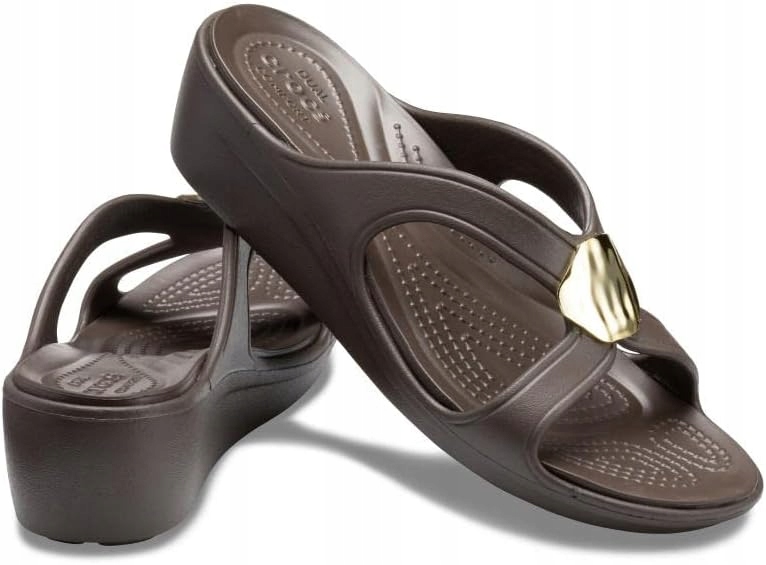 Crocs Sanrah Liquid Metallic Wedge W 205599 W9 39-40