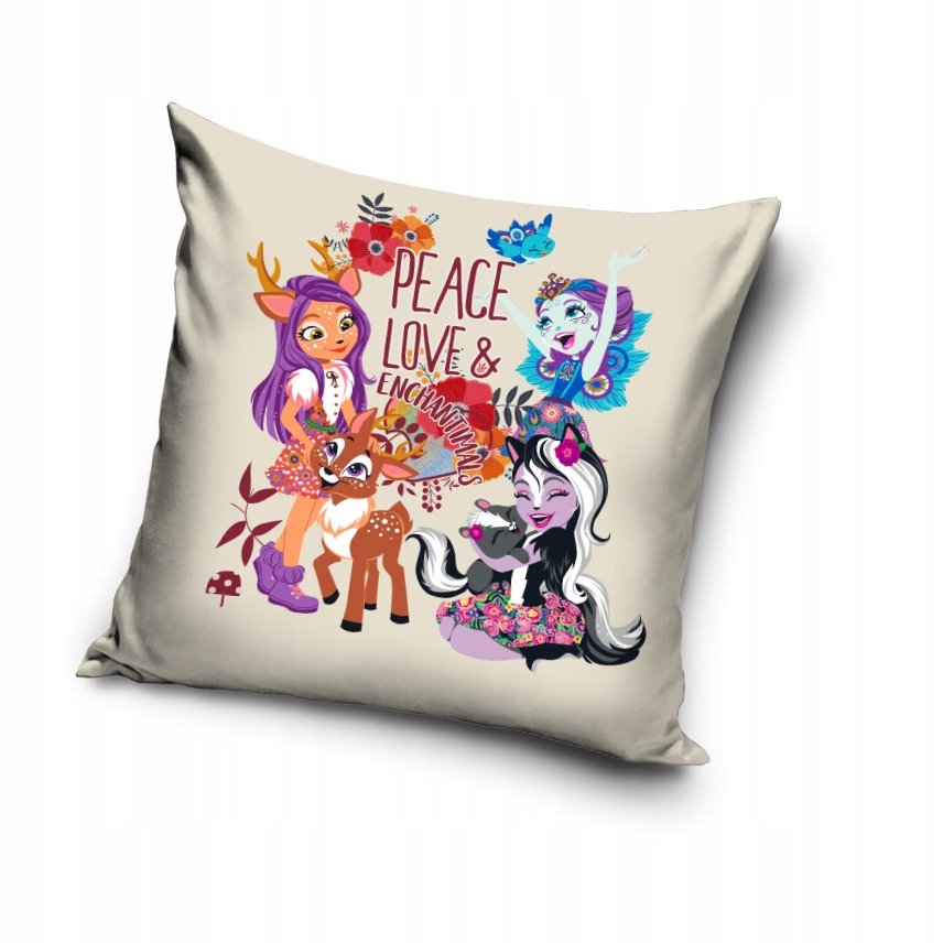 L46 POSZEWKA NA PODUSZKĘ JASIEK ENCHANTIMALS 40x40