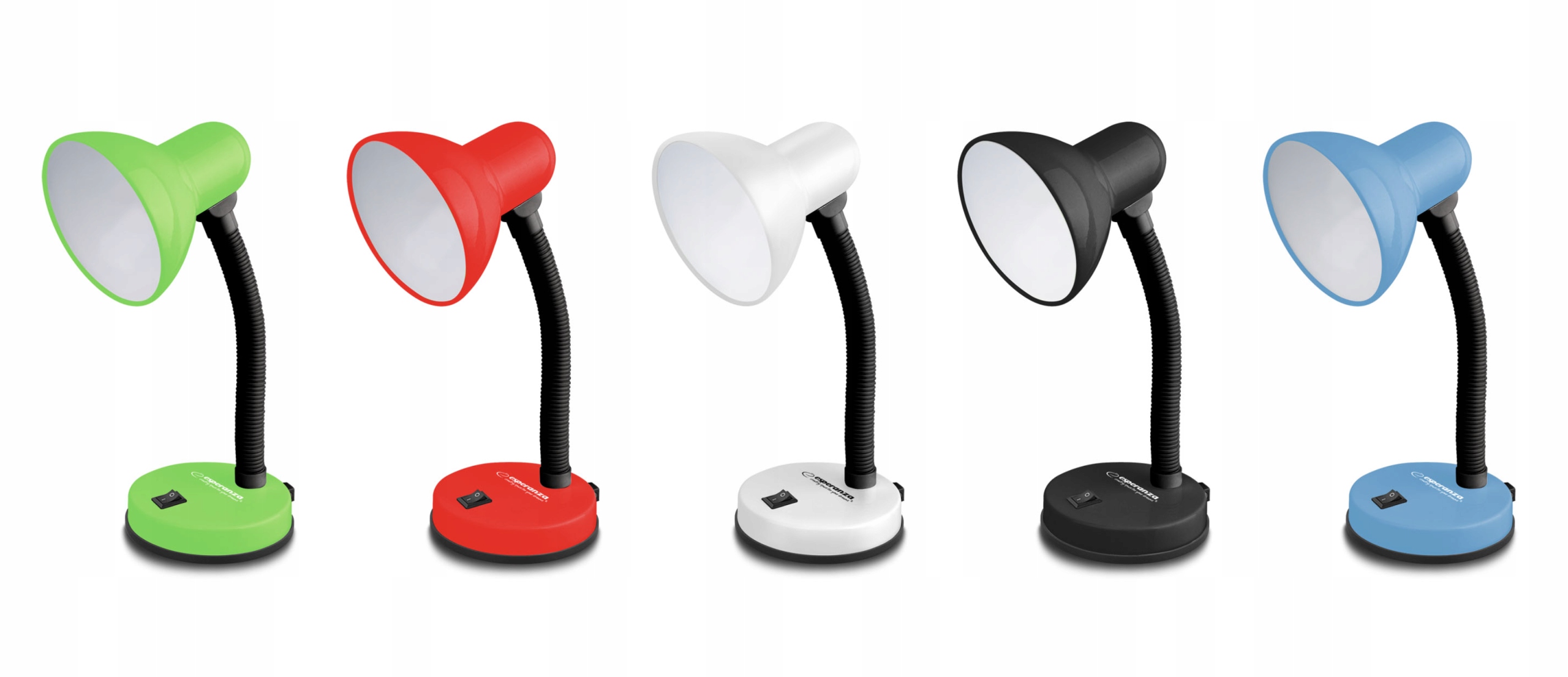 SZKOLNA LAMPKA BIURKOWA NOCNA STABILNA ELASTYCZNA Marka Esperanza