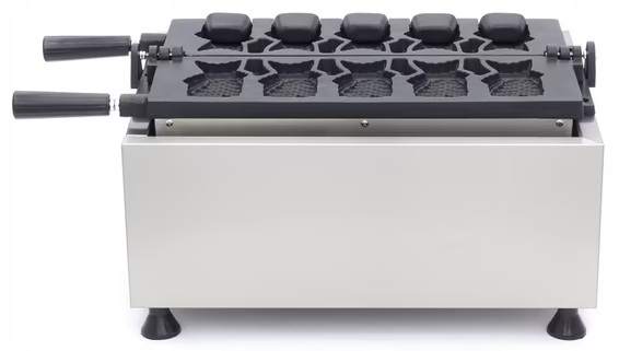 Gofrownica Gastronomiczna do Taiyaki Kształt Ryby 3200W Maxima 09374182