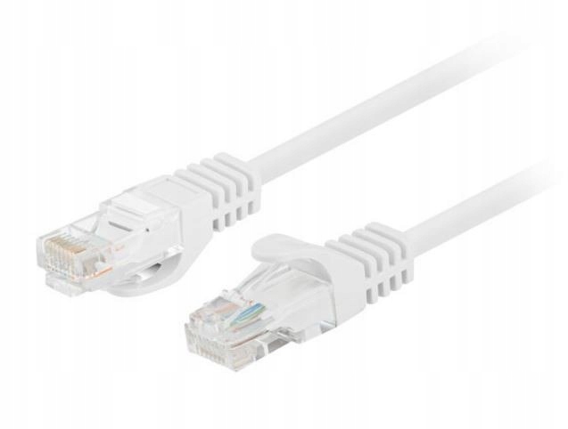 Lanberg Patchcord kat.5e Utp 1.5m biały 10-pak PCU5-20CC-015