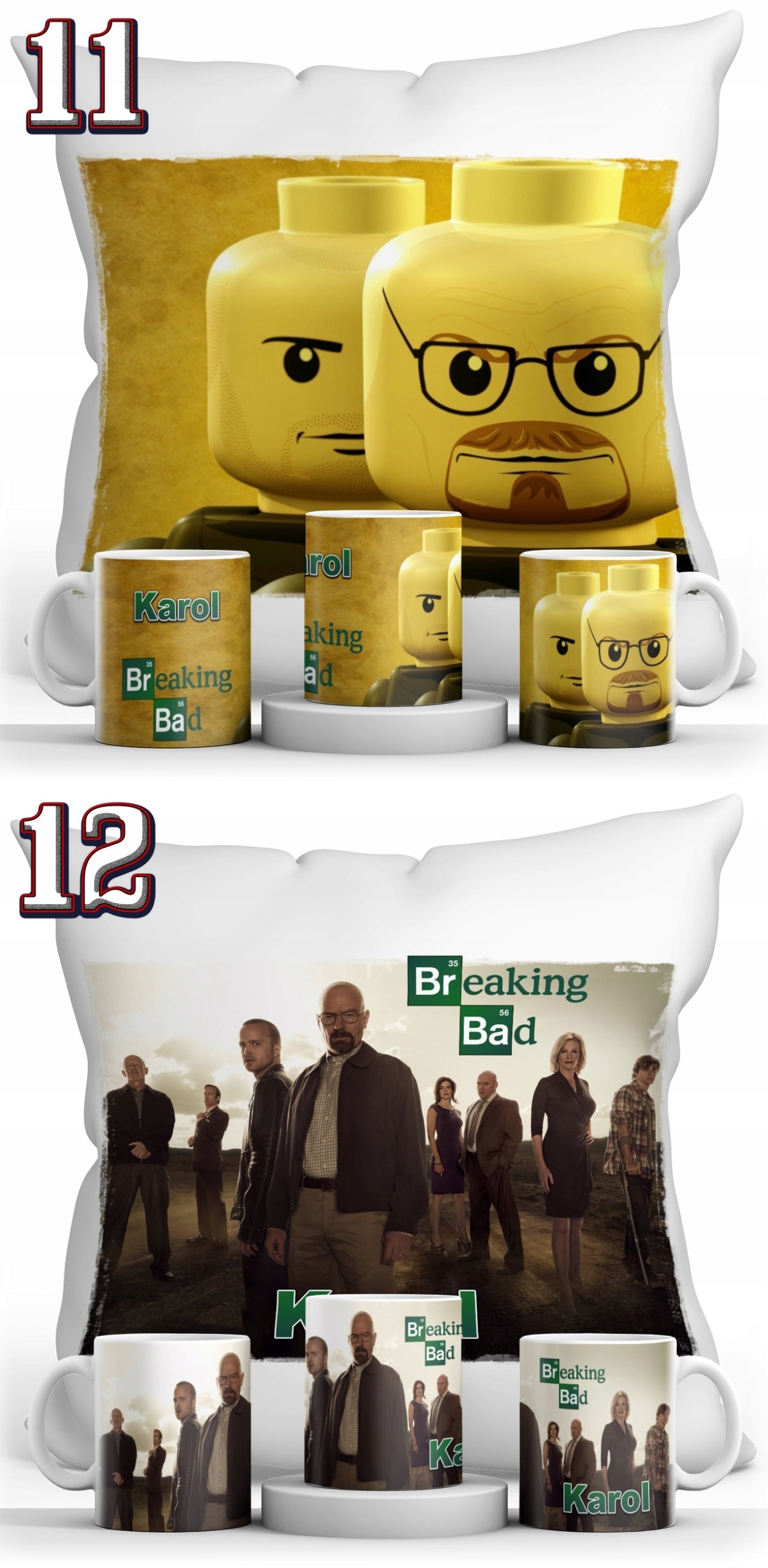 ZESTAW BREAKING BAD KUBEK + PODUSZKA Marka Resolid