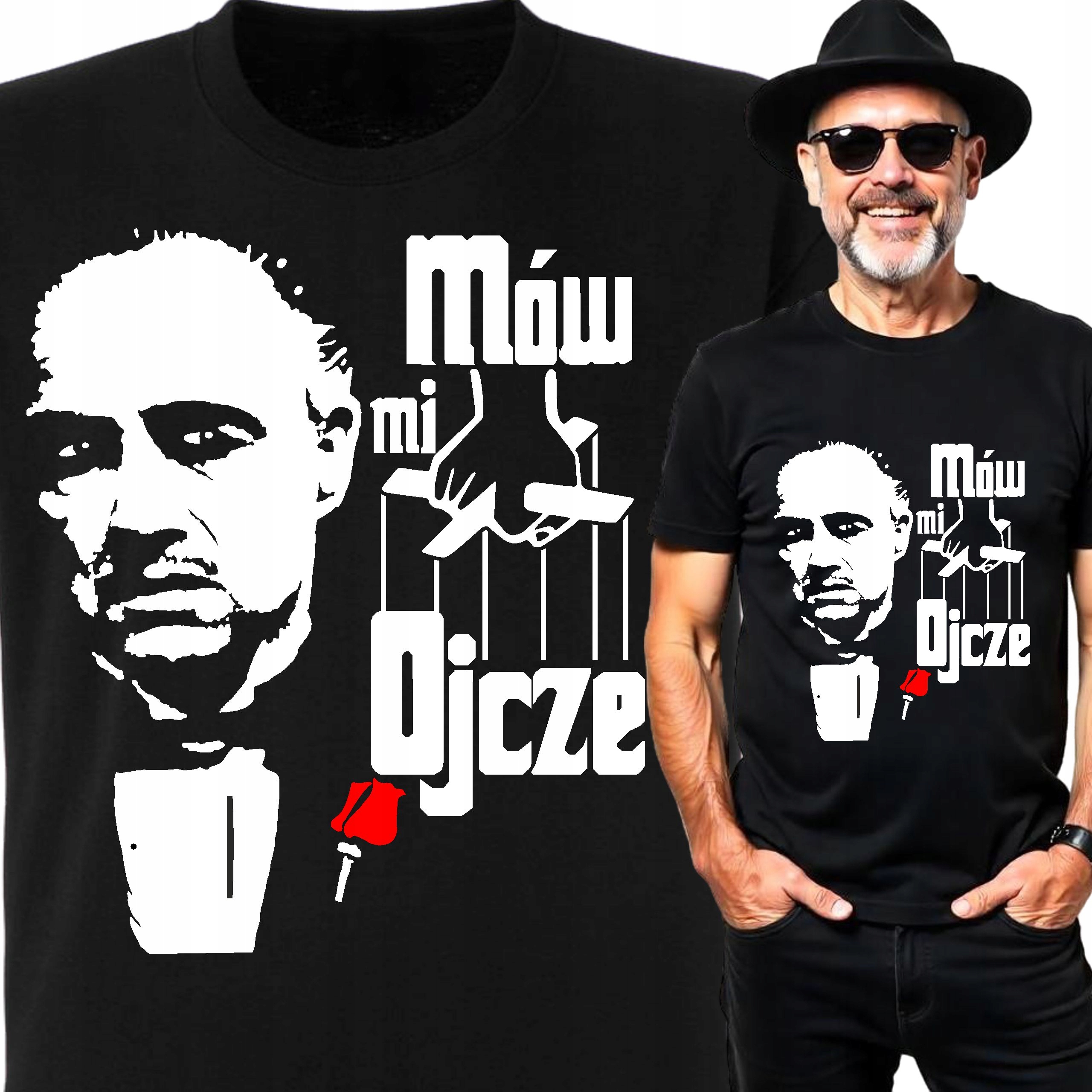 Koszulka dla Taty na Święta Ojciec Chrzestny Mów Mi Ojcze 50szt.