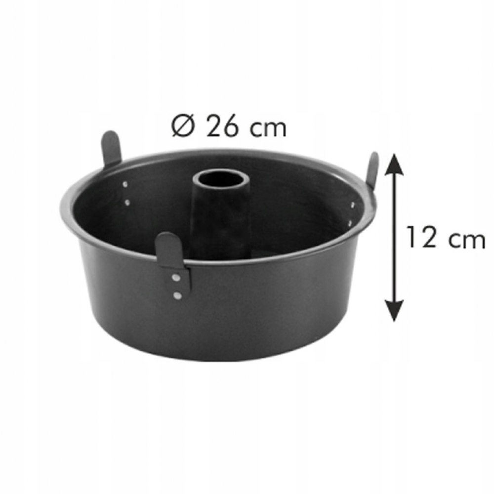 FORMA blacha DO PIECZENIA BABKI WISZĄCEJ CIASTO ANIELSKIE WIELKANOC 26cm M1 Wysokość produktu 12 cm