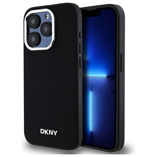Dkny DKHMP15LPSCMCLK iPhone 15 Pro 6.1 černý/black hardcase Plain Logo MagS