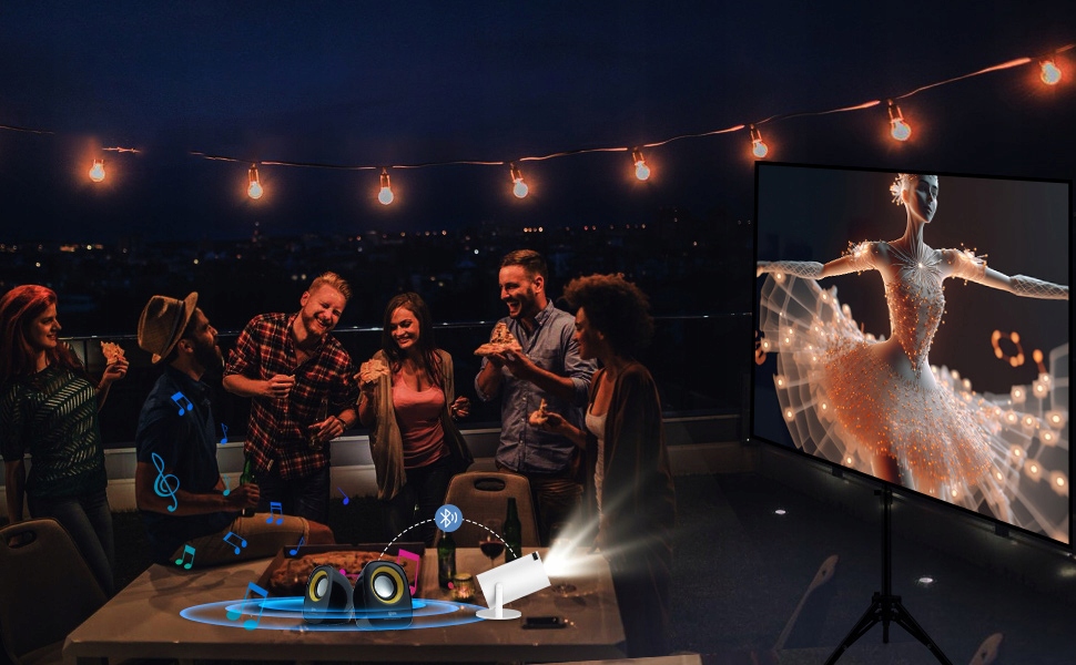 HY300 PRO PROJEKTOR 4K ANDROID 11 WIFI6 BT5.0 H713 KINO DOMOWE PROJEKTOR Model HY300 PRO