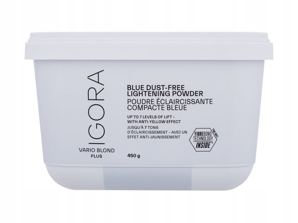 Schwarzkopf Igora Vario Blond Plus Modrý zesvětlující pudr bez prachu 450 g