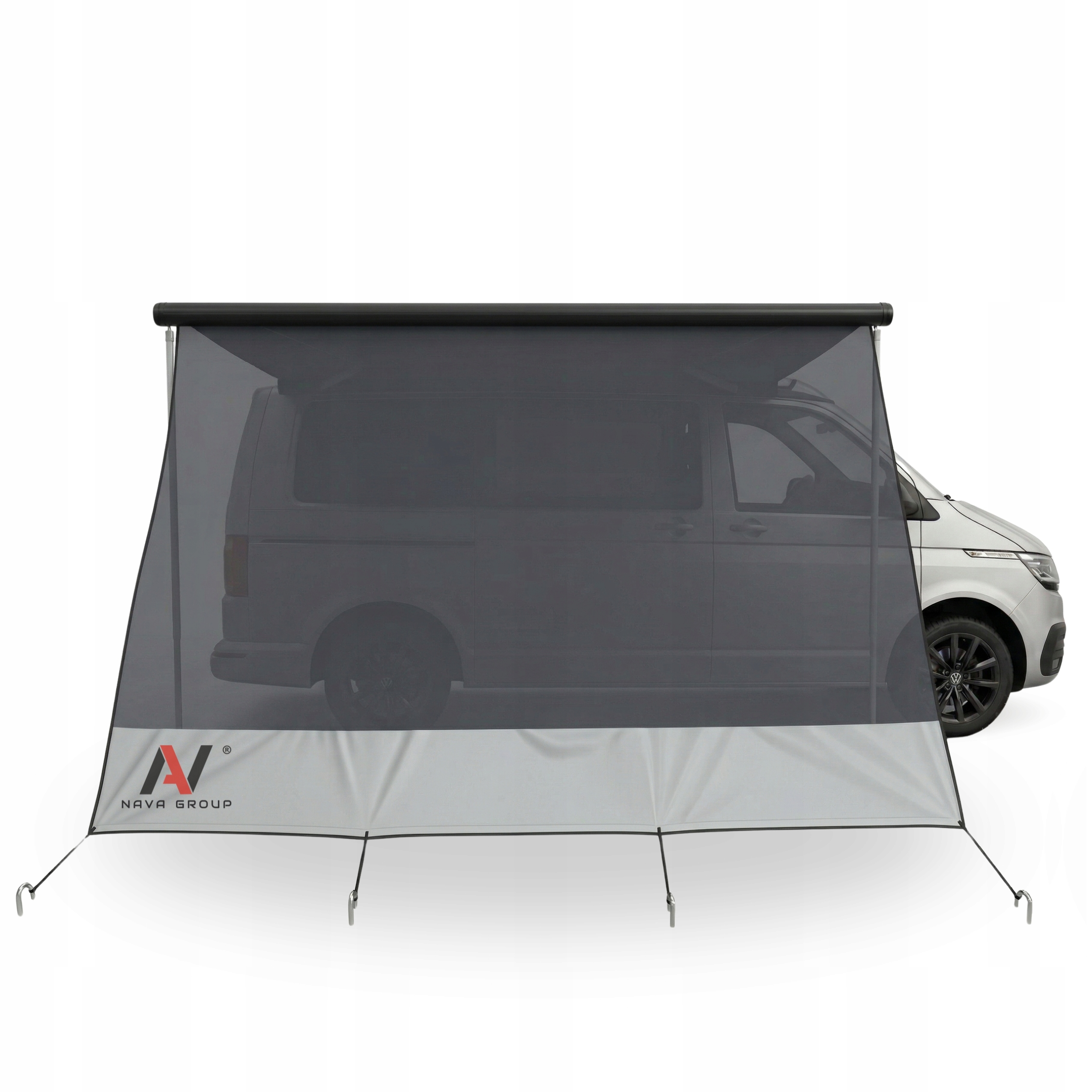 Sluneční clona Sun Bloker pro markýzu a karavan přívěs 200 x 375 cm