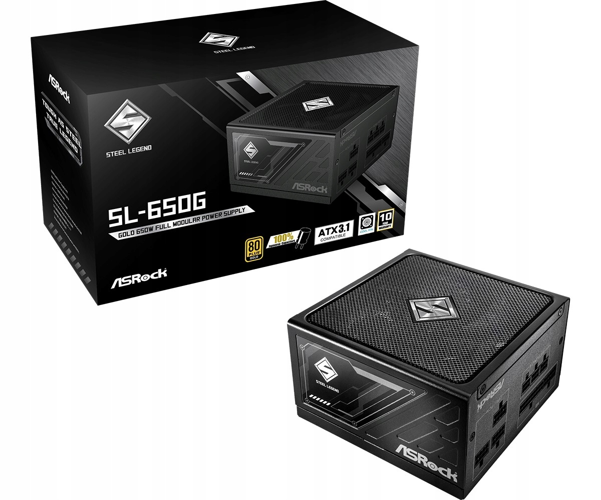 Asrock Modulární napájecí zdroj SL-650G 650W 80PLUS Gold
