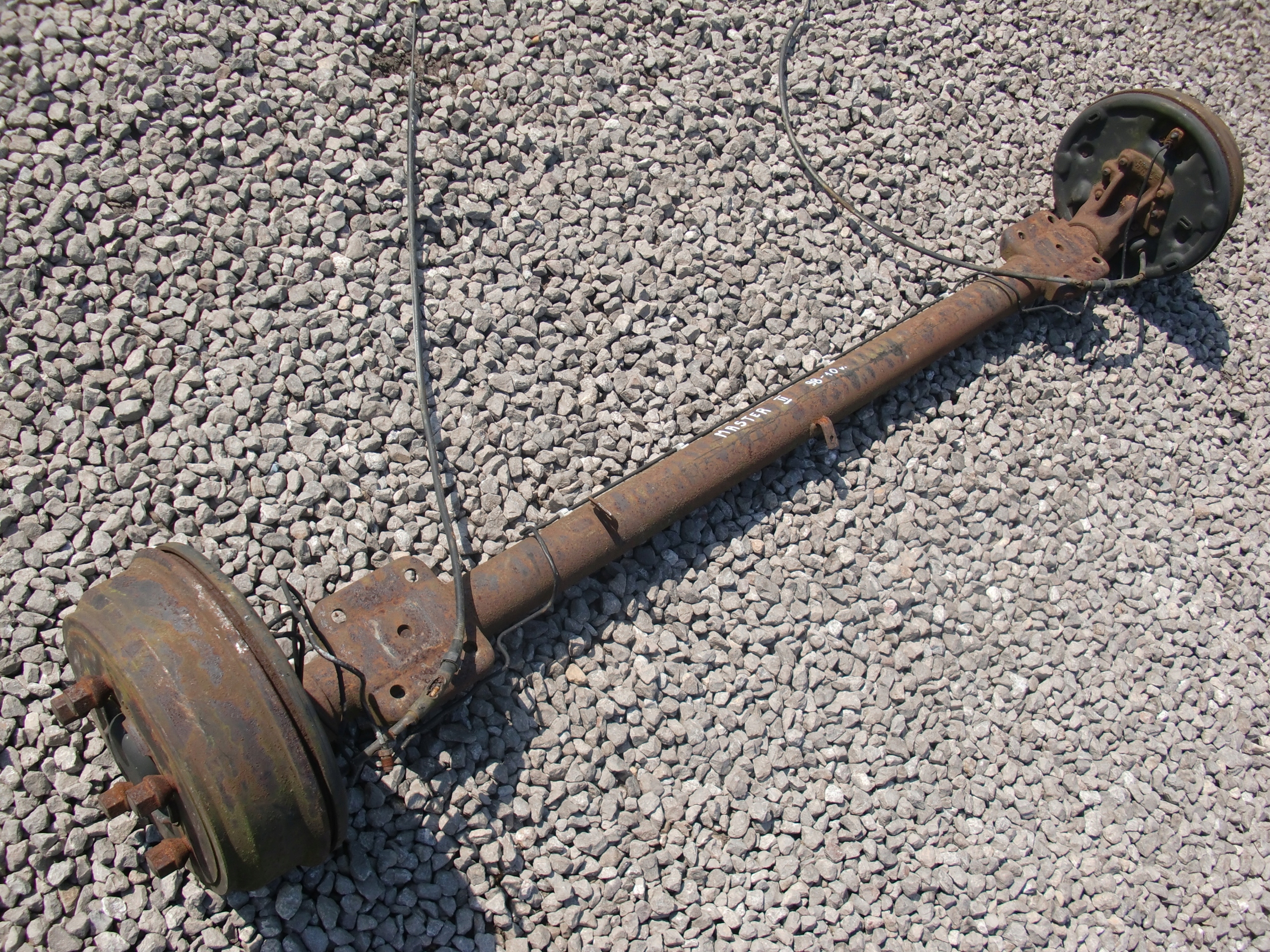 RENAULT MASTER II OPEL MOVANO 98-10 sider axis rear part rear BEBNY