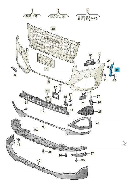 Adapter 81A807409 Oryginalny OE NOWY