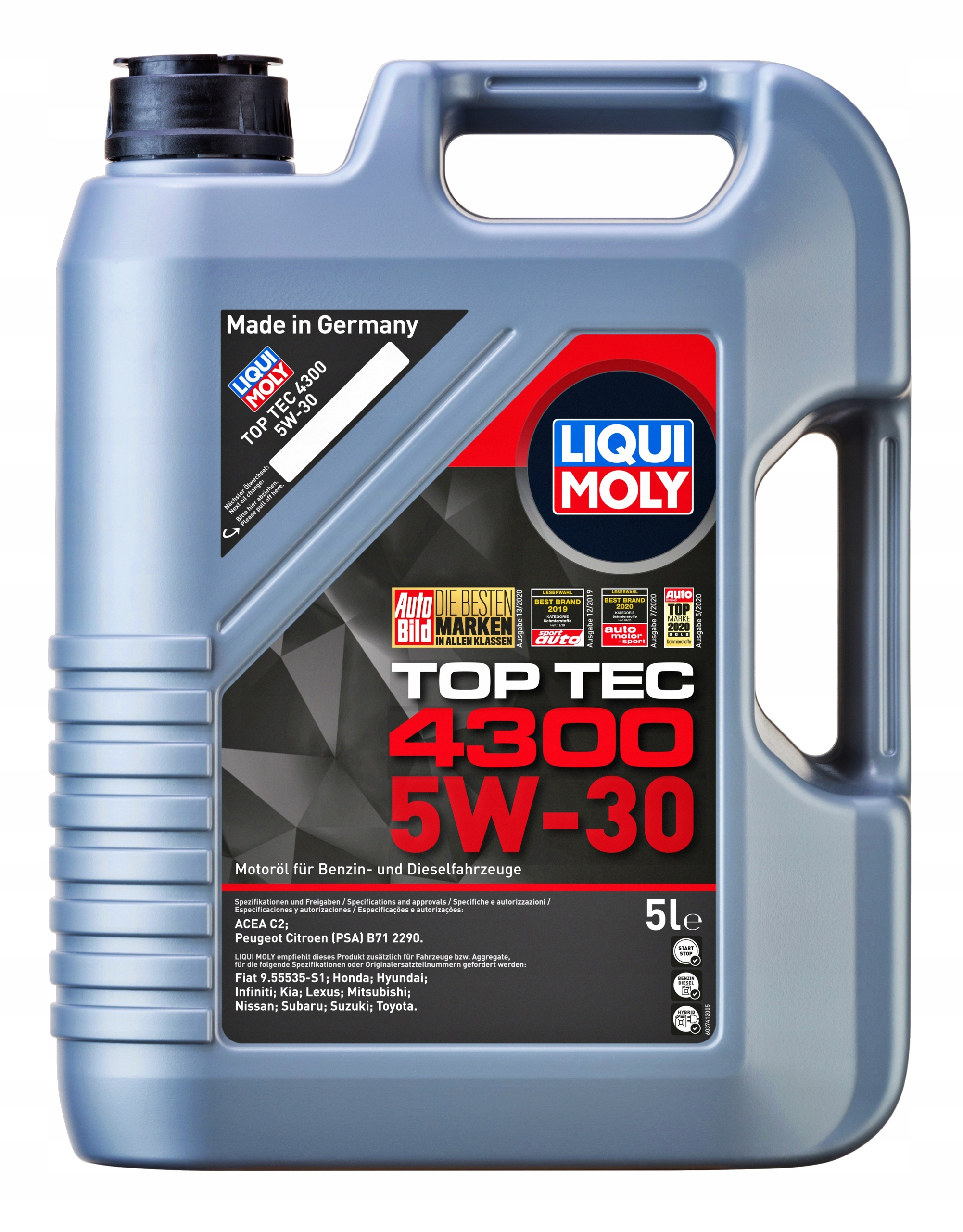 Olej SIL.5W/30 Top Tec 4300 5L