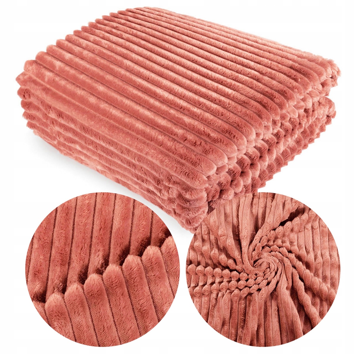 Deka 200x220 Mikrovlákno Lisovaná Dekorativní Ardea Pásy Přehoz na postel