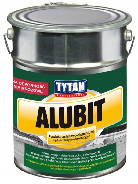 

Farba asfaltowo-aluminiowa Tytan Alubit 5kg