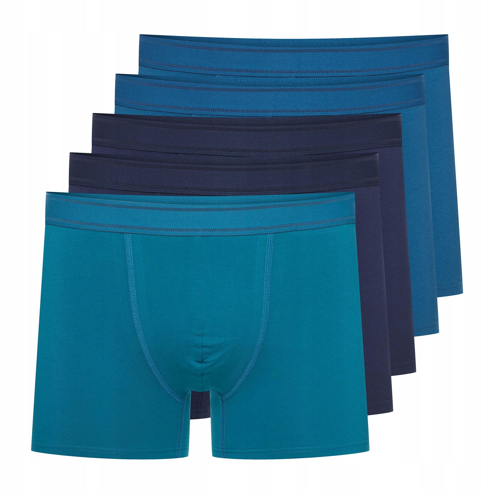 Boxerky (delší nohavice) Soren 5-balení Esotiq Homme modré L