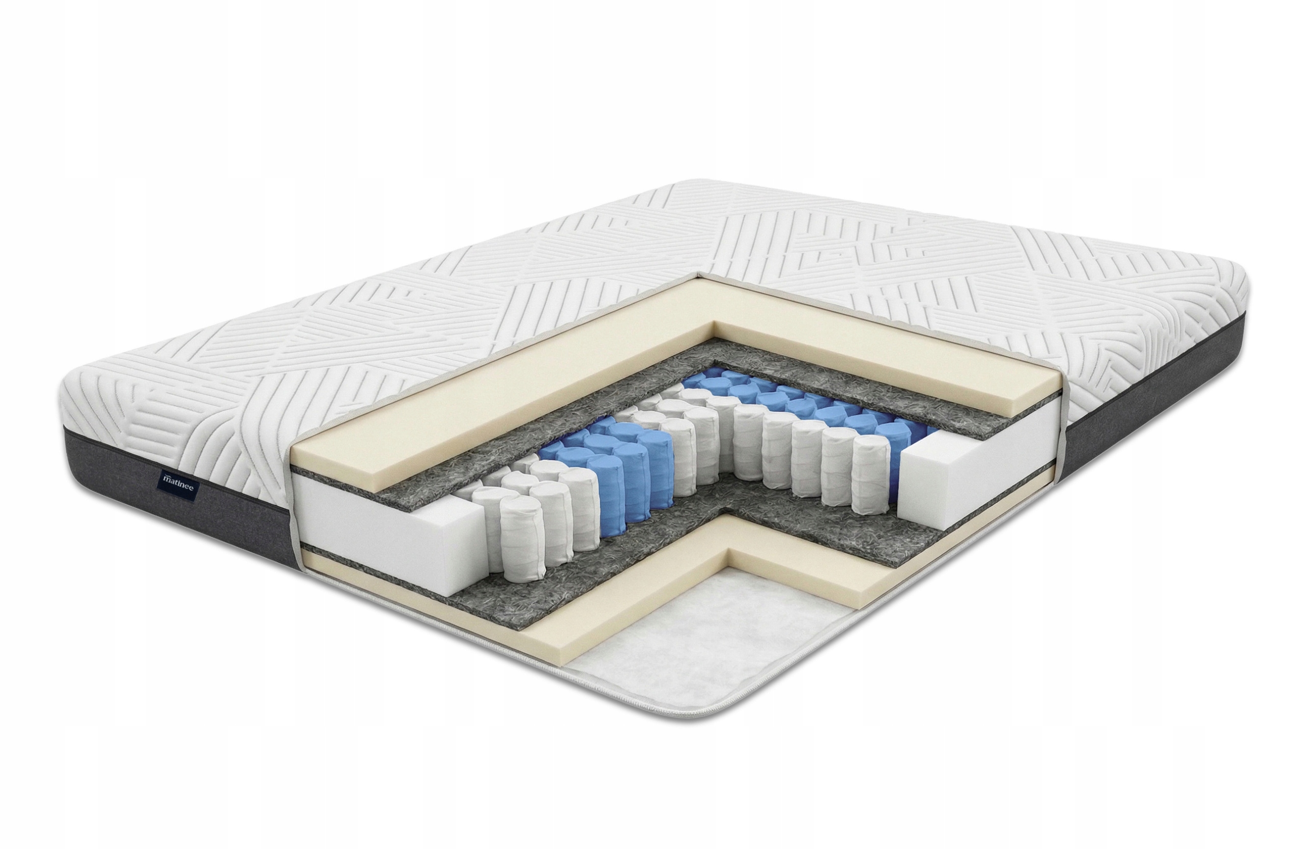 Matrace 80x200 multipocket s paměťovou pěnou středně měkká H2 Qumak