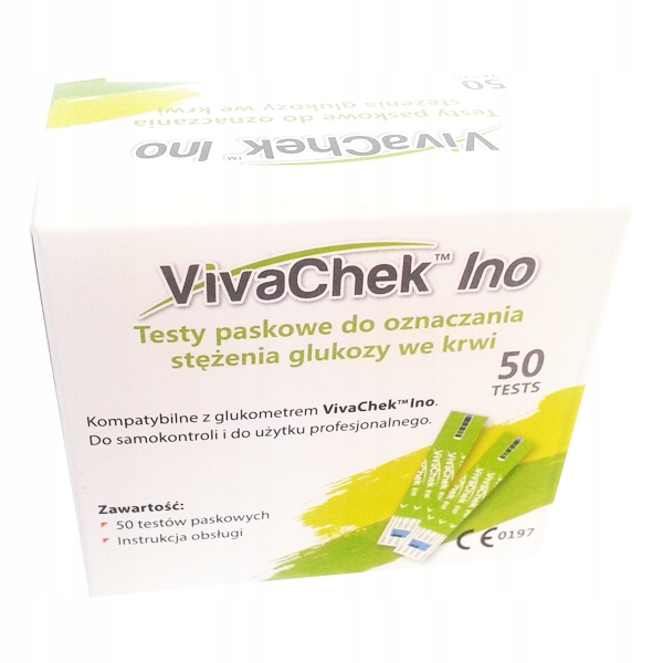 

Testy paskowe VivaChek Ino , 50 sztuk