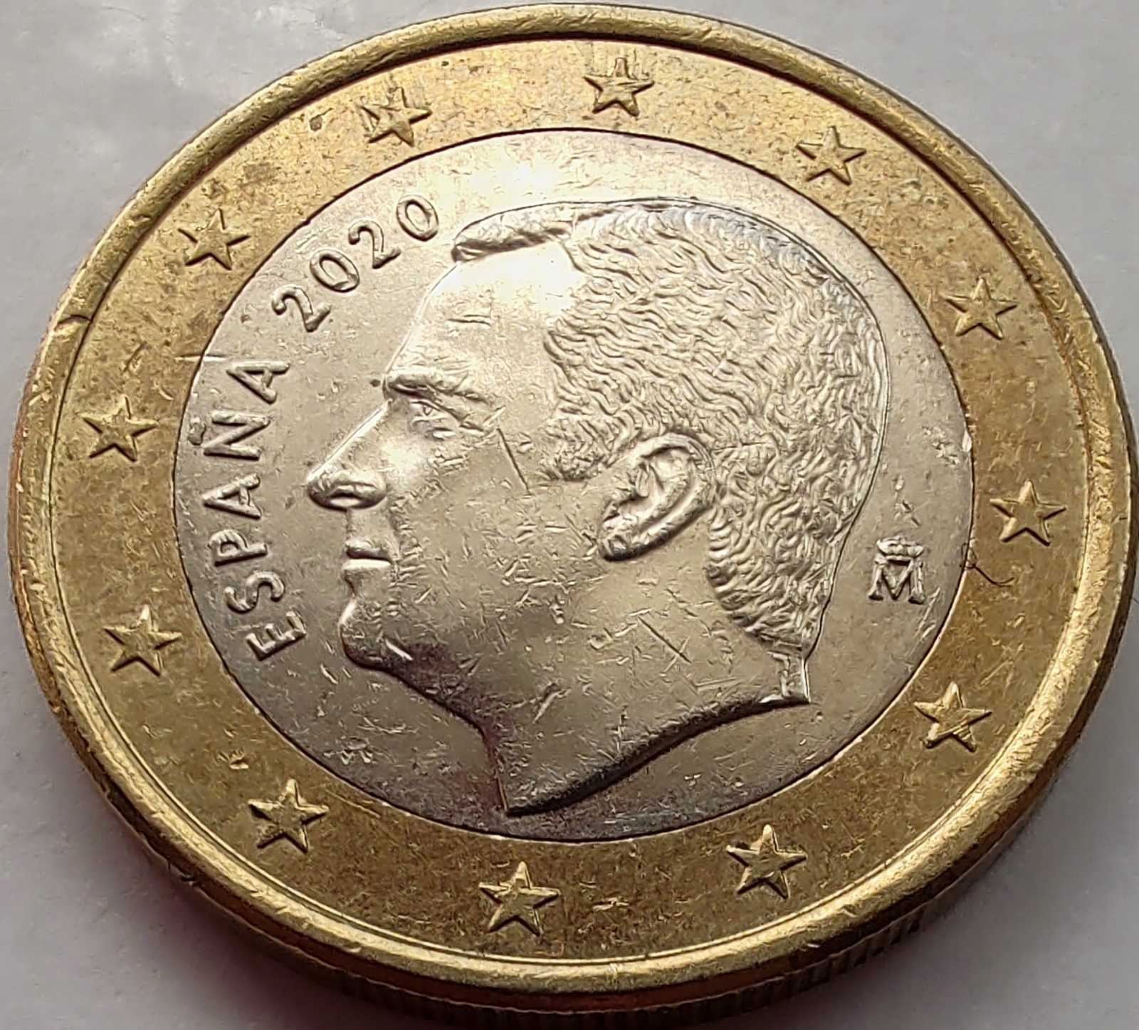 4919 - Hiszpania 1 euro, 2020