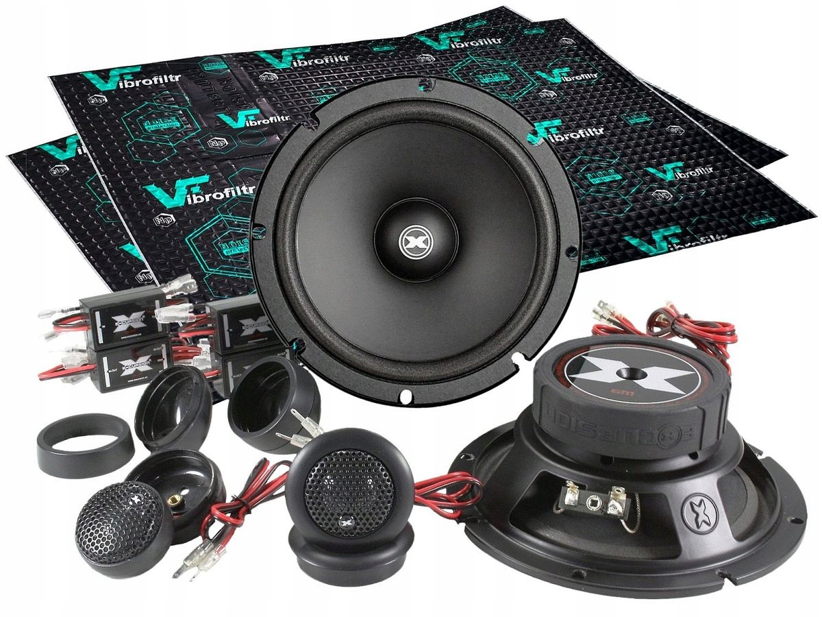 Głośniki samochodowe Excursion 2-drożne 165 mm 75 W RMS