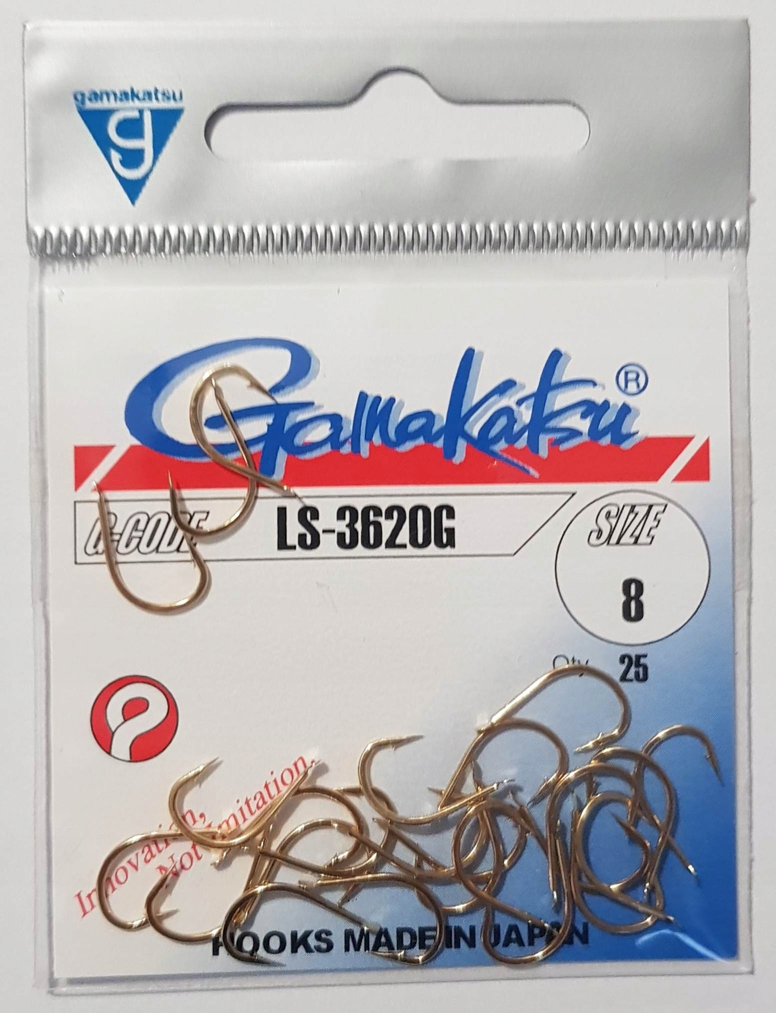 Haczyki Gamakatsu LS-3260G nr 8 złoty
