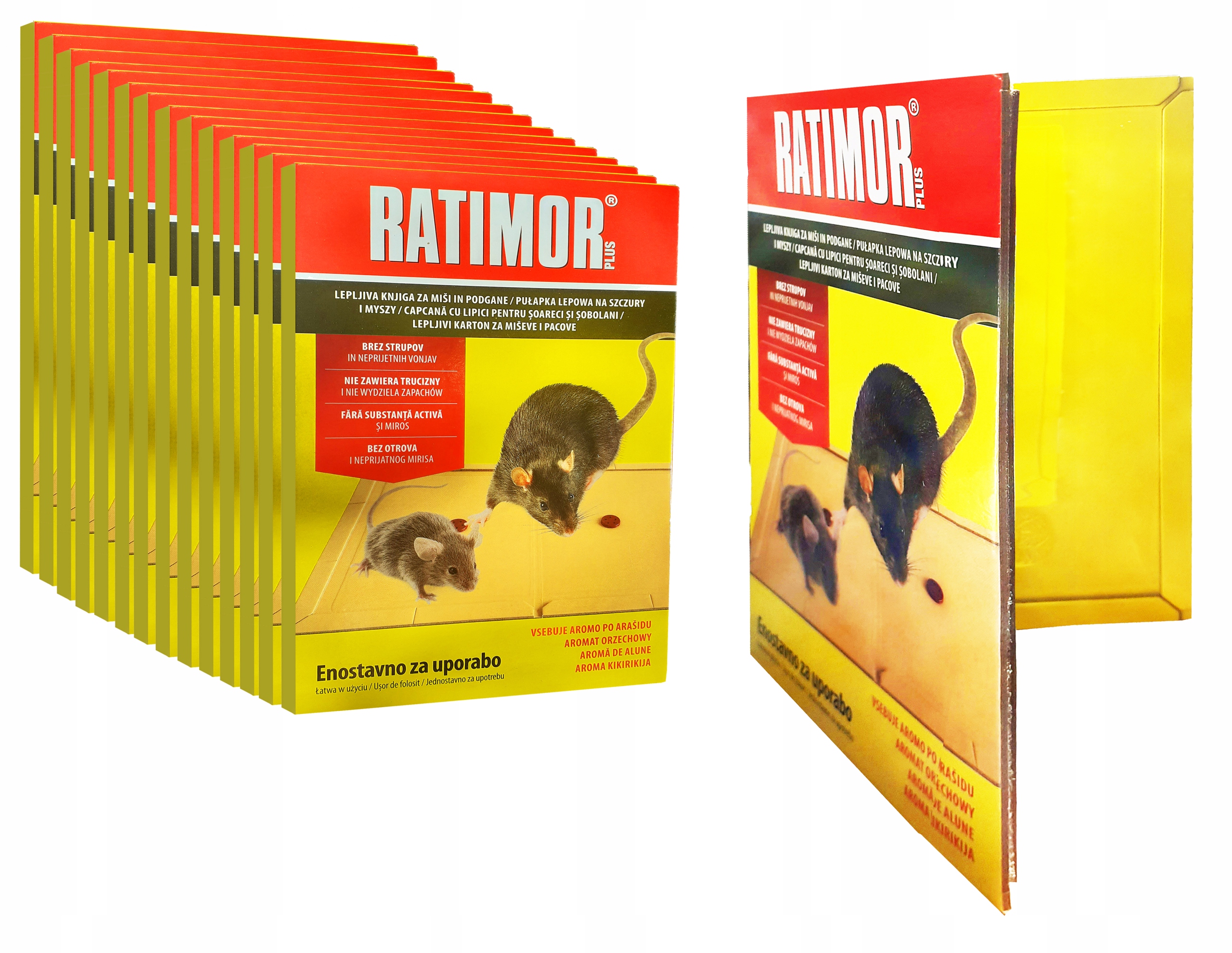 

15x Pułapka Lepowa Lep Na Szczury I Myszy Ratimor