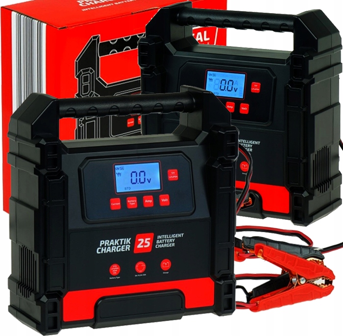 Automobilový Usmerňovač Ideal Charger 25 A 12/24V Gel Wet Mf Agm Efb LI Stop