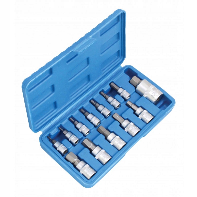 S-H13SAE Zestaw Nasadek Calowych Hex 1/4" 3/8" 1/2" 13 Szt Satra