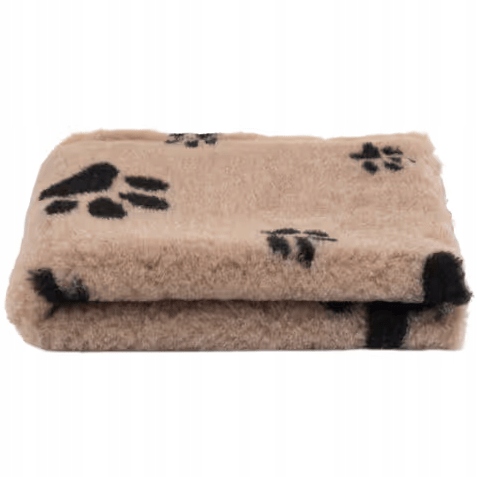 Levně Dry Bed A+ 75X100CM Pelíšek Béžový S Černými Tlapkami Duo Blovi
