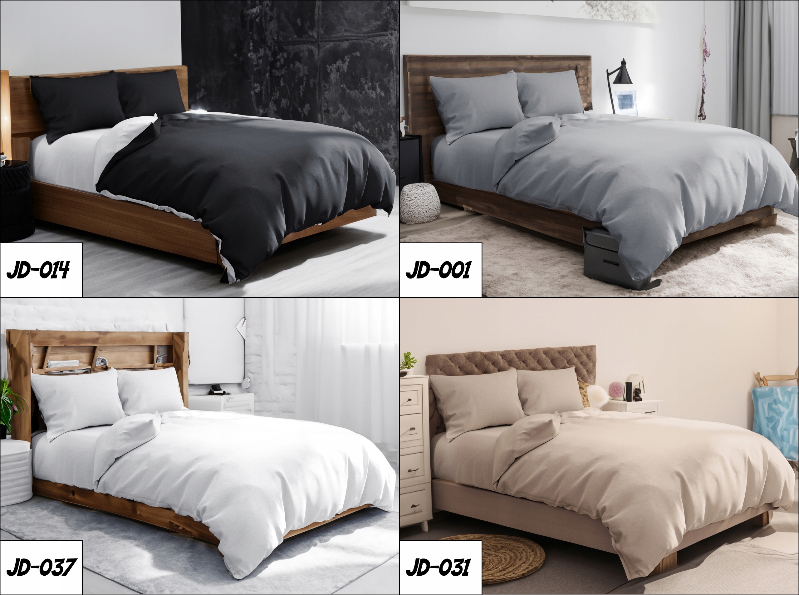 NOWOCZESNY KOMPLET POŚCIELI 200x200 DWUSTRONNA POLSKA POŚCIEL MODERN Marka J&W