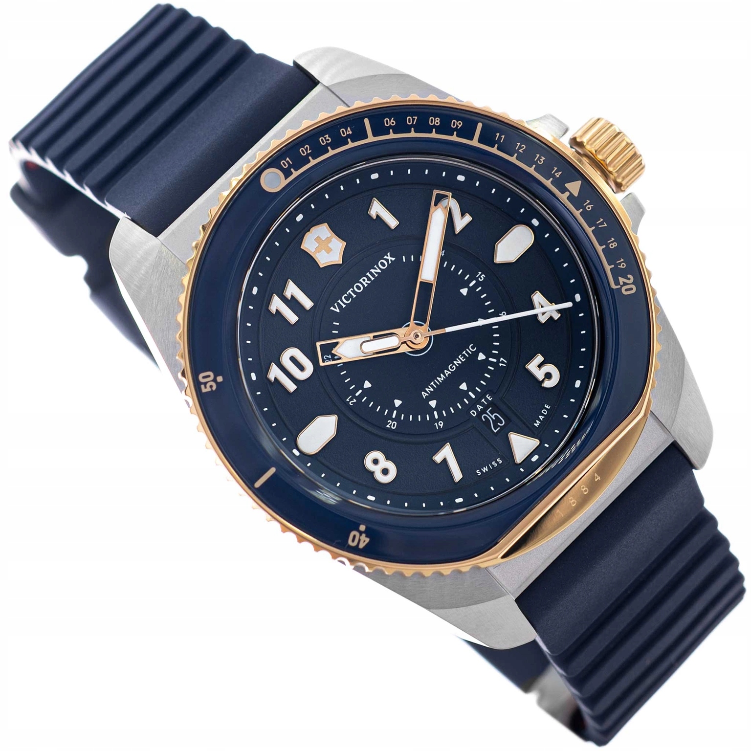 Pánské Hodinky Victorinox 242013 Journey 1884 Tmavě Modré Datumovka 200 M