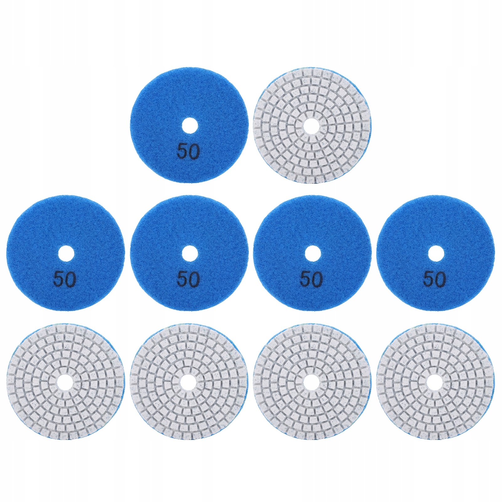 10pcs 3in Sanding Discs Pads Buffing Diamond do marmurowych kamieni 3R
