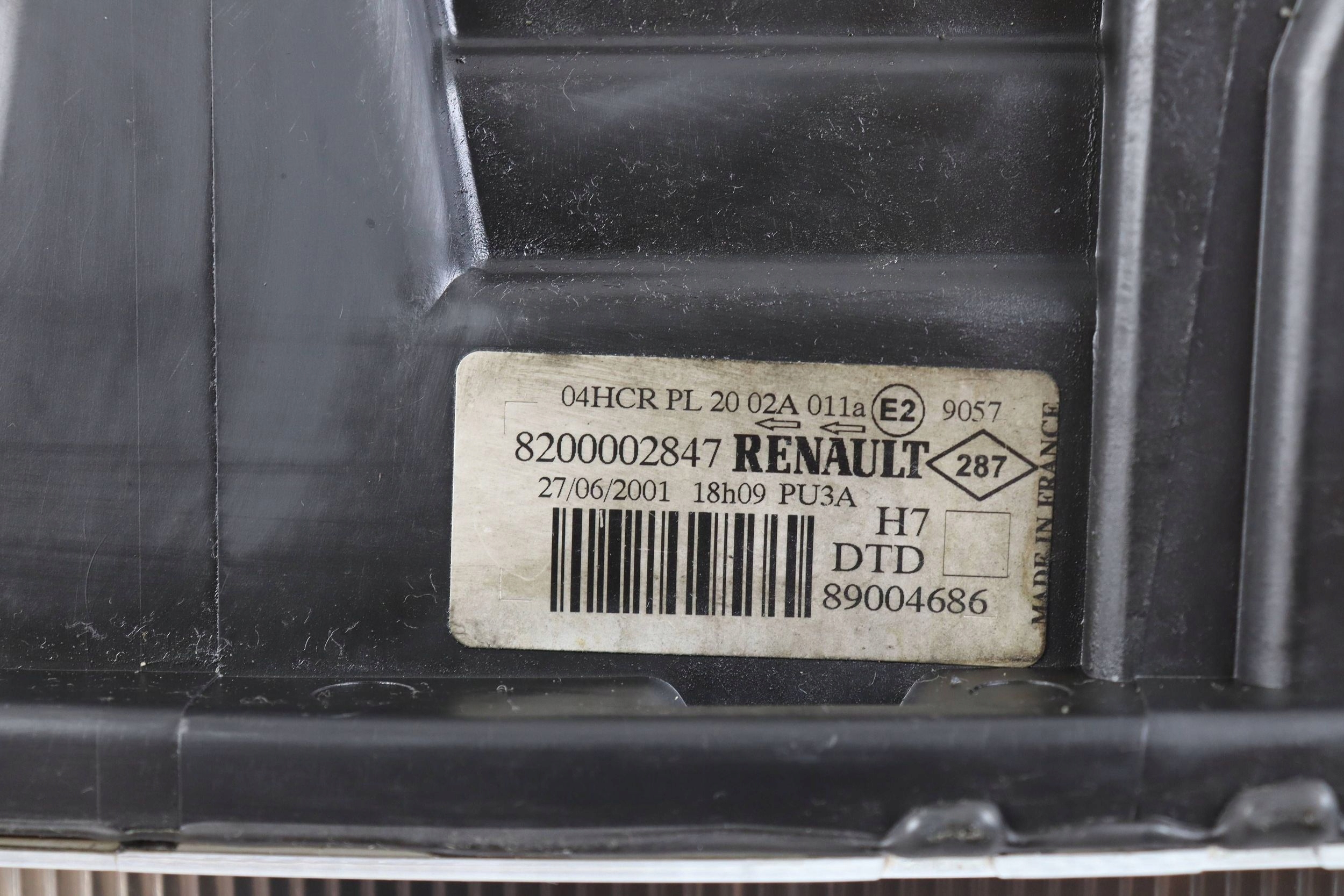 RENAULT LAGUNA II light front right front EUROPA 8200002847