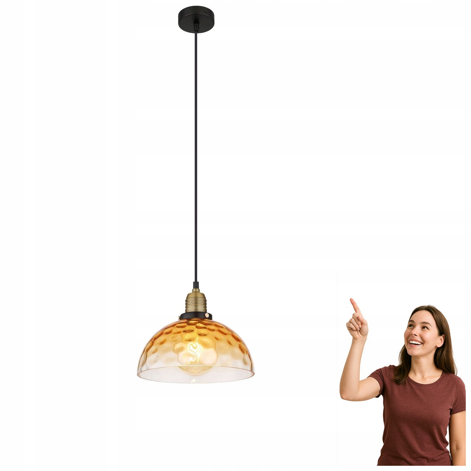 Závesná lampa Salvy 15786H1 Globo